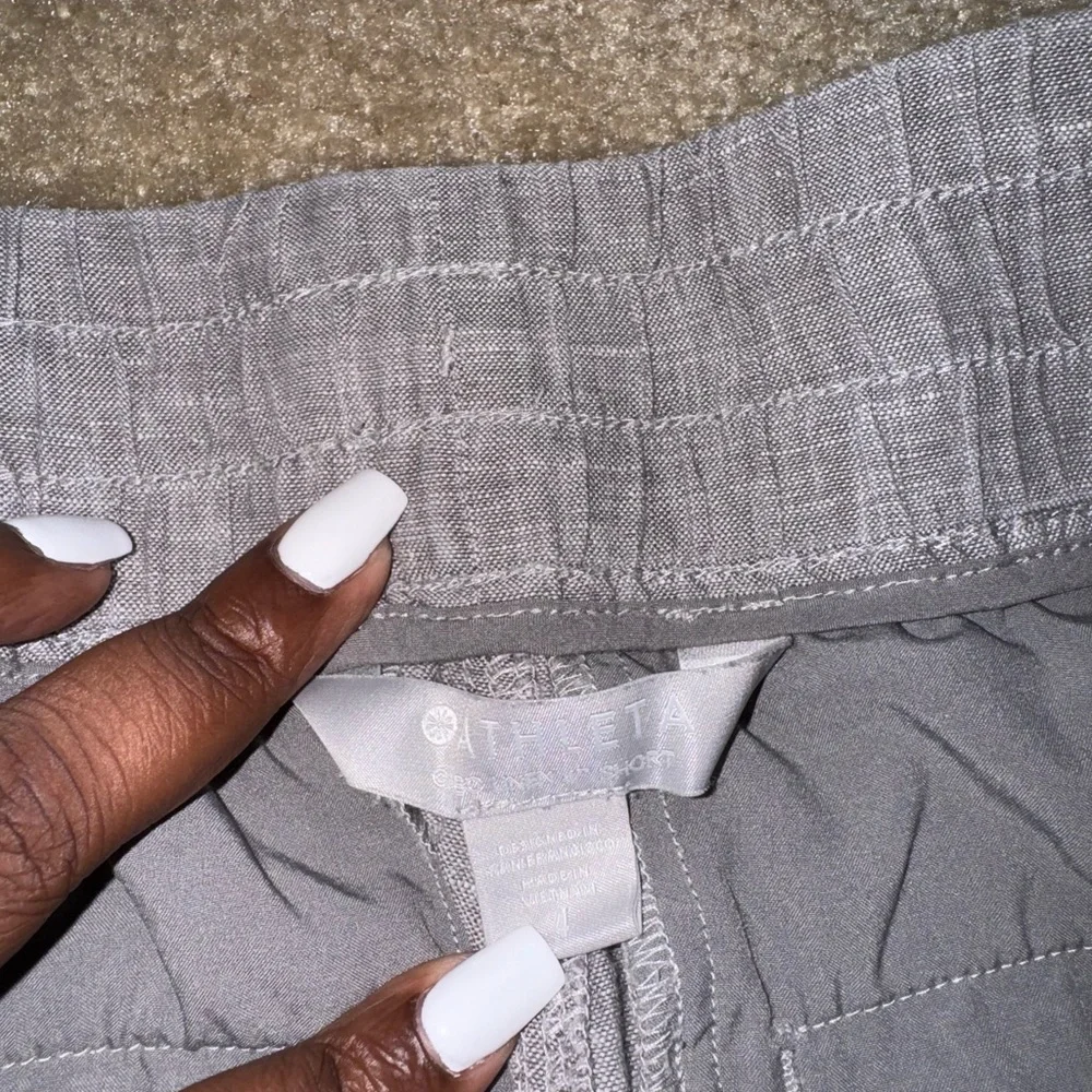 Athleta Gray Women's Cabo Shorts - Picture 2 of 3